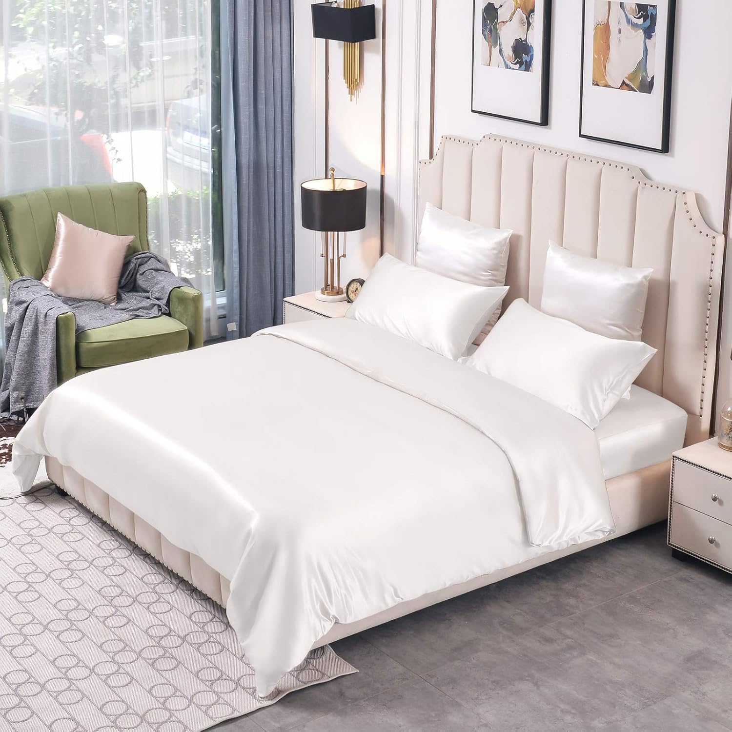 Royale silke 25 momme sengetøj sæt