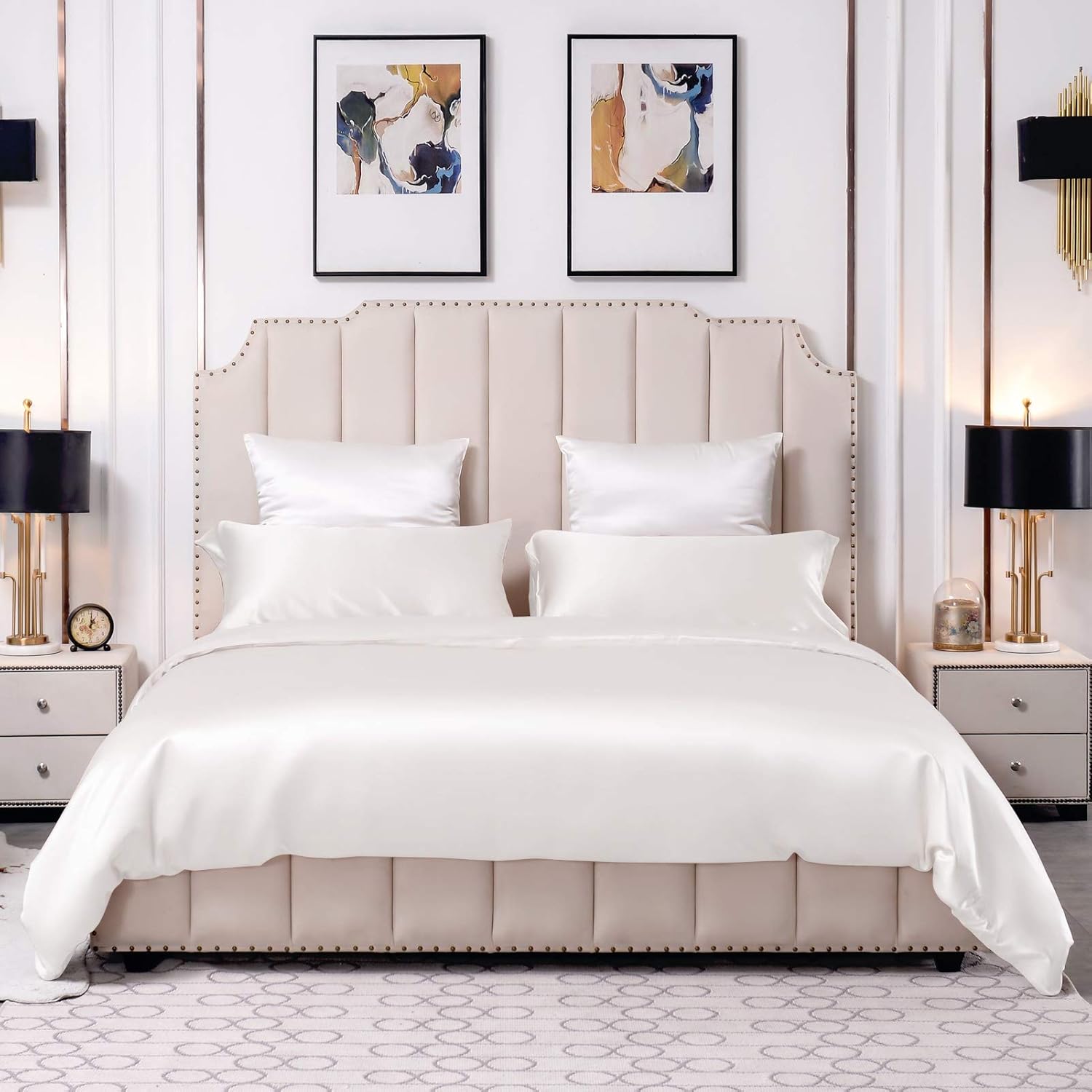 Royale silke 25 momme sengetøj sæt